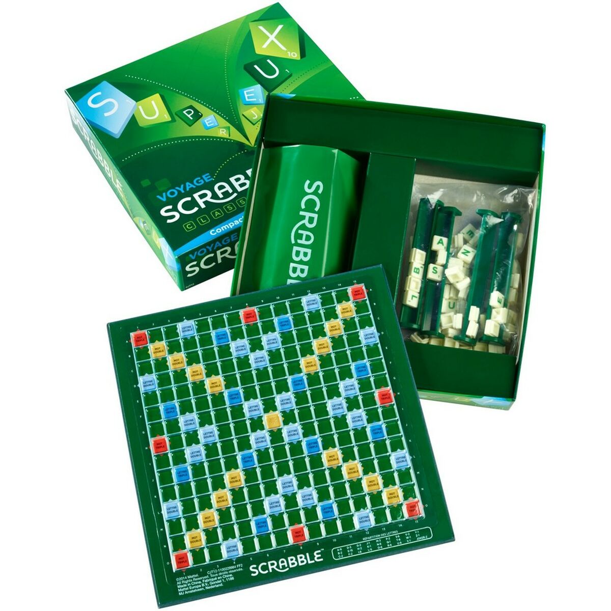 Настолна игра Mattel Scrabble Voyage